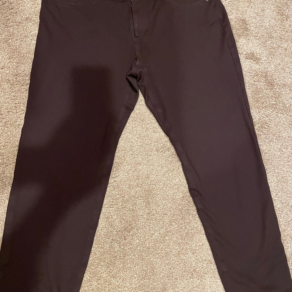 Chicos Brown Jean Straight Leg Size 3